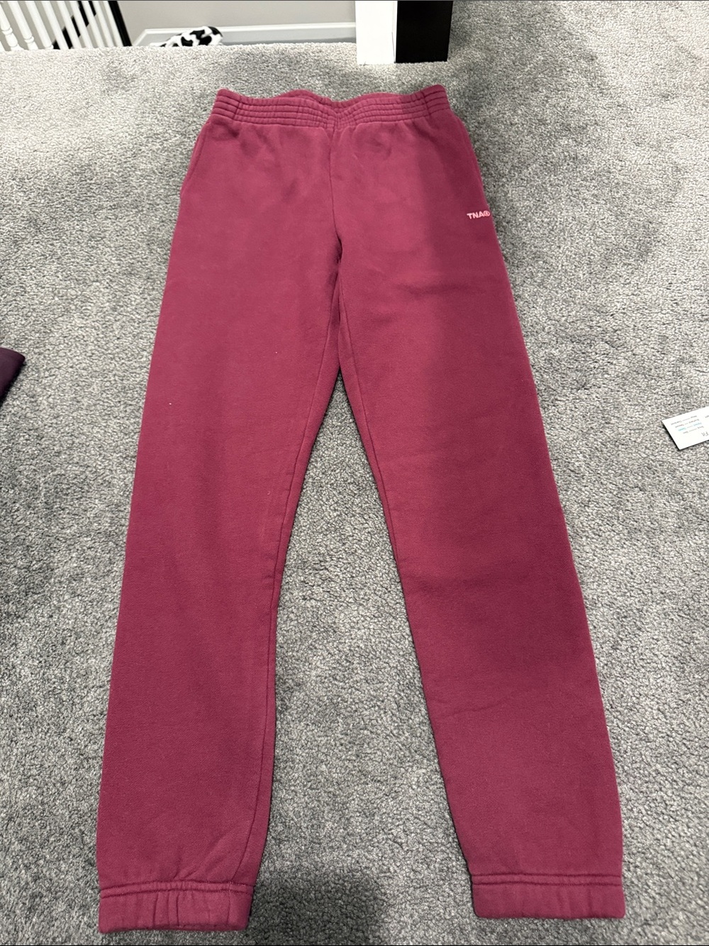 Aritzia Maroon Track Pants - Deep Wine Joggers